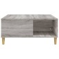 vidaXL Couchtisch Grau Sonoma 80x80x36,5 cm Holzwerkstoff vidaXL Couchtisch Grau Sonoma 80x80x36,5 cm Holzwerkstoff