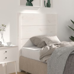 vidaXL Kopfteil Weiß 106x4x100 cm Massivholz Kiefer