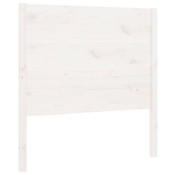 vidaXL Kopfteil Weiß 106x4x100 cm Massivholz Kiefer