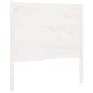 vidaXL Kopfteil Weiß 106x4x100 cm Massivholz Kiefer