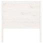 vidaXL Kopfteil Weiß 106x4x100 cm Massivholz Kiefer
