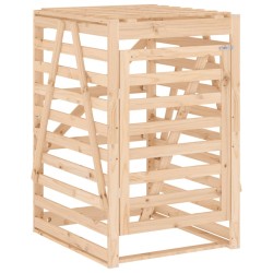 vidaXL Mülltonnenbox 84x90x128,5 cm Massivholz Kiefer