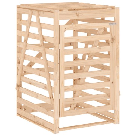 vidaXL Mülltonnenbox 84x90x128,5 cm Massivholz Kiefer