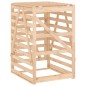 vidaXL Mülltonnenbox 84x90x128,5 cm Massivholz Kiefer vidaXL Mülltonnenbox 84x90x128,5 cm Massivholz Kiefer