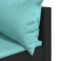 vidaXL Garten-Ecksofas mit Kissen 2 Stk. Schwarz Poly Rattan vidaXL Garten-Ecksofas mit Kissen 2 Stk. Schwarz Poly Rattan