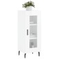vidaXL Sideboard Hochglanz-Weiß 34,5x34x90 cm Holzwerkstoff vidaXL Sideboard Hochglanz-Weiß 34,5x34x90 cm Holzwerkstoff