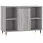 vidaXL Badschrank Grau Sonoma 80x33x60 cm Holzwerkstoff vidaXL Badschrank Grau Sonoma 80x33x60 cm Holzwerkstoff