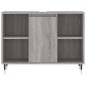 vidaXL Badschrank Grau Sonoma 80x33x60 cm Holzwerkstoff vidaXL Badschrank Grau Sonoma 80x33x60 cm Holzwerkstoff