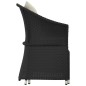 vidaXL 2-tlg. Garten-Lounge-Set mit Kissen Schwarz Poly Rattan vidaXL 2-tlg. Garten-Lounge-Set mit Kissen Schwarz Poly Rattan