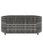 vidaXL 4-tlg. Garten-Lounge-Set mit Kissen Grau Poly Rattan vidaXL 4-tlg. Garten-Lounge-Set mit Kissen Grau Poly Rattan