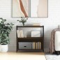 vidaXL Bücherregal Braun Eichen-Optik 80x30x78,5cm Holzwerkstoff Eisen vidaXL Bücherregal Braun Eichen-Optik 80x30x78,5cm Holzwerkstoff Eisen