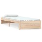 vidaXL Massivholzbett 75x190 cm Kiefer vidaXL Massivholzbett 75x190 cm Kiefer