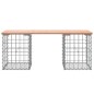 vidaXL Gartenbank aus Gabionen 103x31x42 cm Massivholz Douglasie vidaXL Gartenbank aus Gabionen 103x31x42 cm Massivholz Douglasie