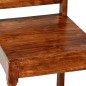 vidaXL Esszimmerstühle 2 Stk. Massivholz mit Honigfarbenem Finish vidaXL Esszimmerstühle 2 Stk. Massivholz mit Honigfarbenem Finish