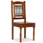 vidaXL Esszimmerstühle 2 Stk. Massivholz mit Honigfarbenem Finish vidaXL Esszimmerstühle 2 Stk. Massivholz mit Honigfarbenem Finish