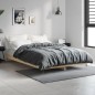 vidaXL Bettgestell Sonoma-Eiche 120x190 cm Holzwerkstoff vidaXL Bettgestell Sonoma-Eiche 120x190 cm Holzwerkstoff