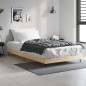 vidaXL Bettgestell Sonoma-Eiche 100x200 cm Holzwerkstoff vidaXL Bettgestell Sonoma-Eiche 100x200 cm Holzwerkstoff