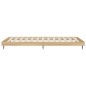 vidaXL Bettgestell Sonoma-Eiche 100x200 cm Holzwerkstoff vidaXL Bettgestell Sonoma-Eiche 100x200 cm Holzwerkstoff