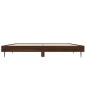 vidaXL Bettgestell Braun Eichen-Optik 135x190 cm Holzwerkstoff vidaXL Bettgestell Braun Eichen-Optik 135x190 cm Holzwerkstoff