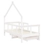 vidaXL Kinderbett mit Schubladen Weiß 70x140 cm Massivholz Kiefer vidaXL Kinderbett mit Schubladen Weiß 70x140 cm Massivholz Kiefer