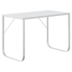 vidaXL Computertisch Weiß 110x60x73 cm Holzwerkstoff