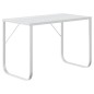 vidaXL Computertisch Weiß 110x60x73 cm Holzwerkstoff vidaXL Computertisch Weiß 110x60x73 cm Holzwerkstoff