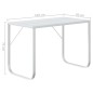 vidaXL Computertisch Weiß 110x60x73 cm Holzwerkstoff vidaXL Computertisch Weiß 110x60x73 cm Holzwerkstoff