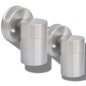 vidaXL Outdoor LED-Wandleuchten 2 Stk. Edelstahl Abwärtsstrahlend vidaXL Outdoor LED-Wandleuchten 2 Stk. Edelstahl Abwärtsstrahlend