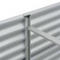 vidaXL Garten-Hochbeet 240x80x44 cm Verzinkter Stahl Silbern vidaXL Garten-Hochbeet 240x80x44 cm Verzinkter Stahl Silbern