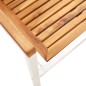 vidaXL Gartenstühle 2 Stk. Massivholz Akazie und Edelstahl vidaXL Gartenstühle 2 Stk. Massivholz Akazie und Edelstahl