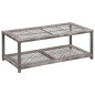 vidaXL Schuhbank Grau 80 x 40 x 30 cm Poly Rattan vidaXL Schuhbank Grau 80 x 40 x 30 cm Poly Rattan