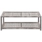 vidaXL Schuhbank Grau 80 x 40 x 30 cm Poly Rattan vidaXL Schuhbank Grau 80 x 40 x 30 cm Poly Rattan