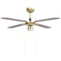 vidaXL Deckenventilator mit Lampe 106 cm Braun vidaXL Deckenventilator mit Lampe 106 cm Braun