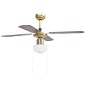 vidaXL Deckenventilator mit Lampe 106 cm Braun vidaXL Deckenventilator mit Lampe 106 cm Braun