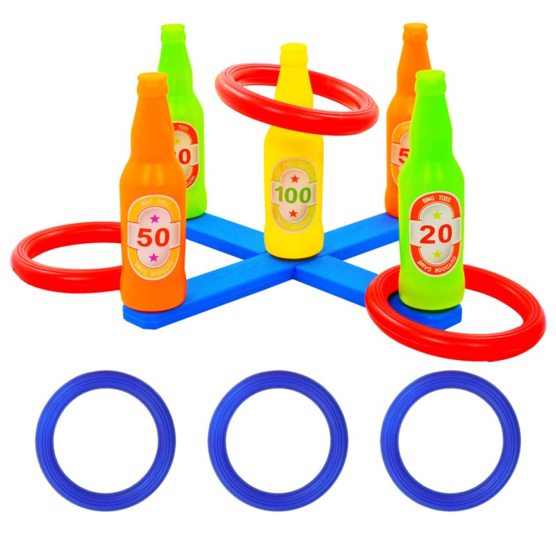 vidaXL Kinder-Ringwurfspiel-Set 42 x 42 x 23,5 cm vidaXL Kinder-Ringwurfspiel-Set 42 x 42 x 23,5 cm