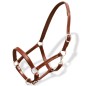 Echtleder Halfter Stallhalfter verstellbar braun Pony Echtleder Halfter Stallhalfter verstellbar braun Pony