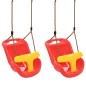 vidaXL Babyschaukeln 2 Stk. mit Sicherheitsgurt PP Rot vidaXL Babyschaukeln 2 Stk. mit Sicherheitsgurt PP Rot