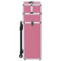 vidaXL Kosmetikkoffer Aluminium Rosa vidaXL Kosmetikkoffer Aluminium Rosa