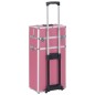 vidaXL Kosmetikkoffer Aluminium Rosa vidaXL Kosmetikkoffer Aluminium Rosa