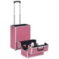vidaXL Kosmetikkoffer Aluminium Rosa vidaXL Kosmetikkoffer Aluminium Rosa