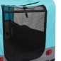 vidaXL 2-in-1 Fahrradanhänger für Hunde und Buggy Blau und Grau vidaXL 2-in-1 Fahrradanhänger für Hunde und Buggy Blau und Grau