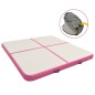 vidaXL Aufblasbare Gymnastikmatte mit Pumpe 200x200x10 cm PVC Rosa vidaXL Aufblasbare Gymnastikmatte mit Pumpe 200x200x10 cm PVC Rosa