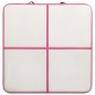 vidaXL Aufblasbare Gymnastikmatte mit Pumpe 200x200x10 cm PVC Rosa vidaXL Aufblasbare Gymnastikmatte mit Pumpe 200x200x10 cm PVC Rosa