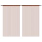 vidaXL Fadenvorhänge 2 Stk. 140 x 250 cm Braun vidaXL Fadenvorhänge 2 Stk. 140 x 250 cm Braun