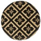 vidaXL Tischsets 6 Stk. Schwarz 38 cm Rund Jute vidaXL Tischsets 6 Stk. Schwarz 38 cm Rund Jute