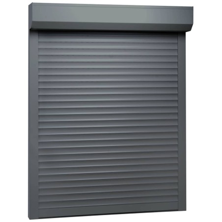vidaXL Rollladen Aluminium 100x130 cm Anthrazit
