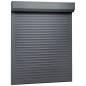 vidaXL Rollladen Aluminium 100x130 cm Anthrazit vidaXL Rollladen Aluminium 100x130 cm Anthrazit