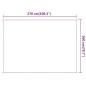 vidaXL Senkrechtmarkise Weiß 200x270 cm Oxford-Gewebe vidaXL Senkrechtmarkise Weiß 200x270 cm Oxford-Gewebe