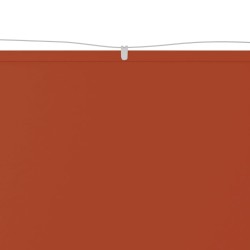 vidaXL Senkrechtmarkise Terrakotta 180x270 cm Oxford-Gewebe