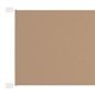 vidaXL Senkrechtmarkise Taupe 60x270 cm Oxford-Gewebe vidaXL Senkrechtmarkise Taupe 60x270 cm Oxford-Gewebe